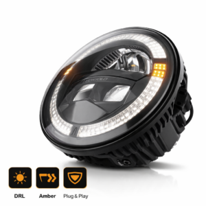 HALO Faro LED 7” DRL + Direccional | Alta y Baja | Plug & Play | VW, Jeep y 4x4